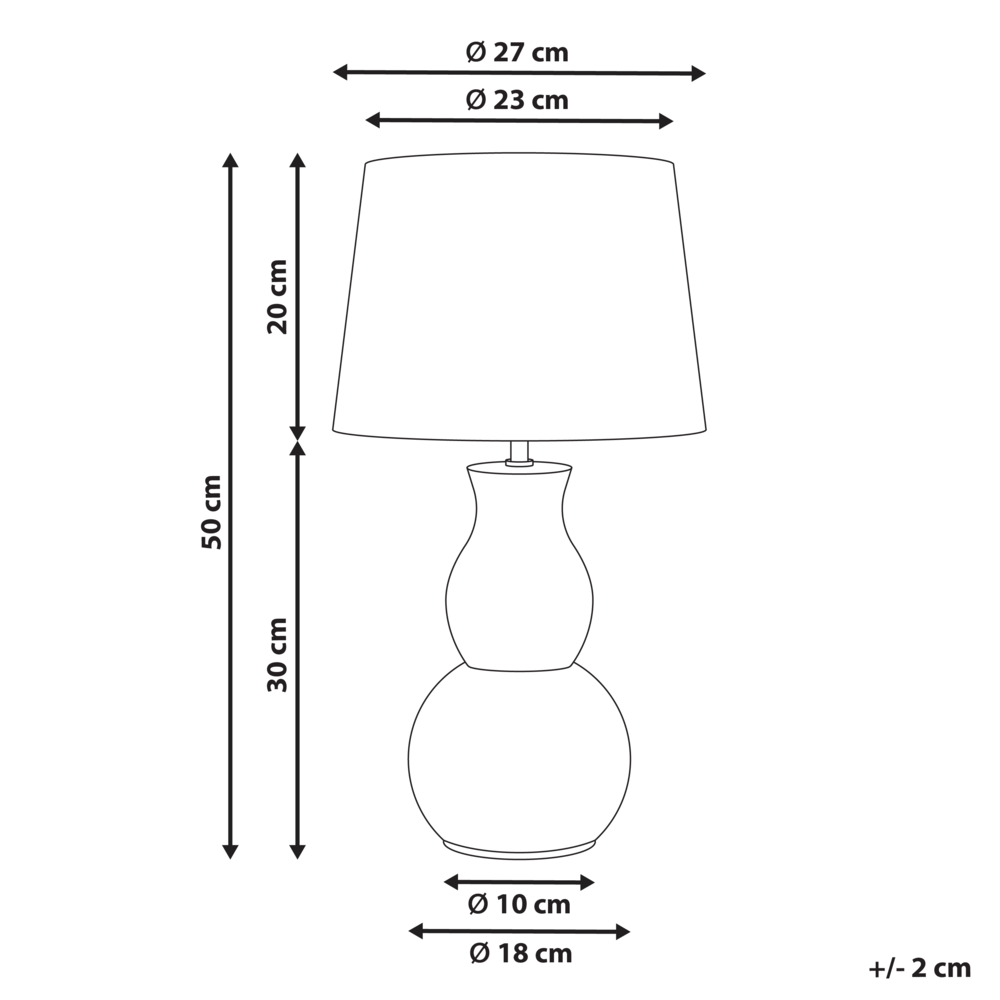 Lampada da tavolo Base in ceramica beige chiaro Paralume in lino Dipinta a tamburo Stile scandinavo Soggiorno Camera da letto