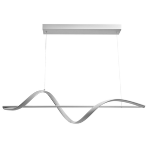 Lampada a sospensione a LED bianca in metallo Design moderno Illuminazione d'accento