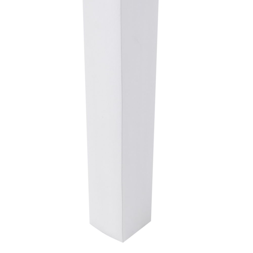 Consolle bianca con gambe in legno MDF 75 x 40 cm con cassetti Arredamento per ingresso soggiorno e camera dei bambini