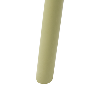 Set di 4 sedie da giardino in plastica verde oliva per interni ed esterni con braccioli, stile moderno e minimalista