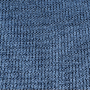 Chaise longue blu in tessuto con cuscino, stile minimalista