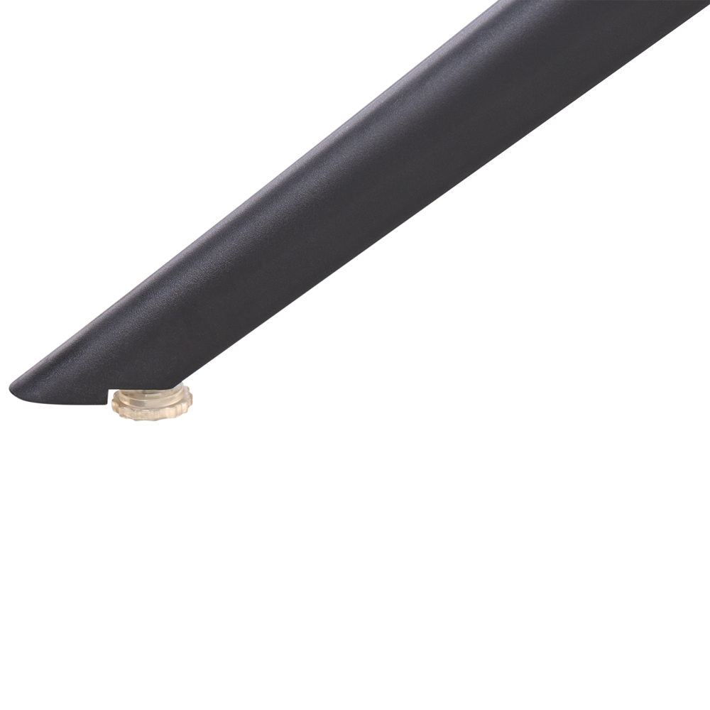 Tavolo da bistrot nero Materiale sintetico 60 x 60 cm Ribaltabile Resistente da esterno Tavolo da balcone