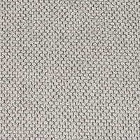 Chaise longue grigio in tessuto con cuscino, stile minimalista