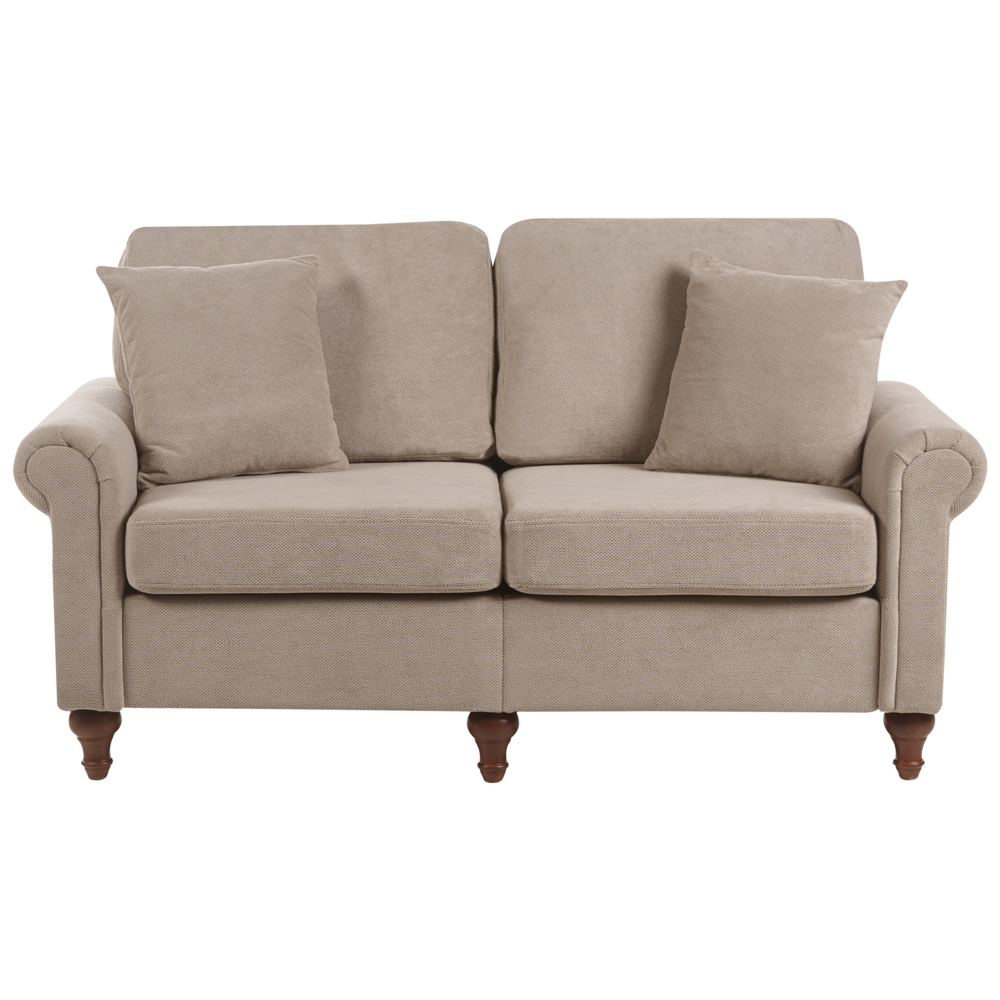 Set di divani moderni in tessuto bianco a 2 e 3 posti con cuscini soggiorno stile moderno