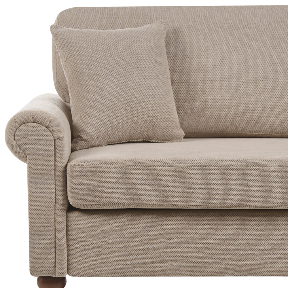 Set di divani moderni in tessuto bianco a 2 e 3 posti con cuscini soggiorno stile moderno