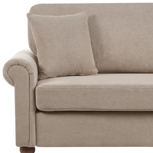 Set di divani moderni in tessuto bianco a 2 e 3 posti con cuscini soggiorno stile moderno