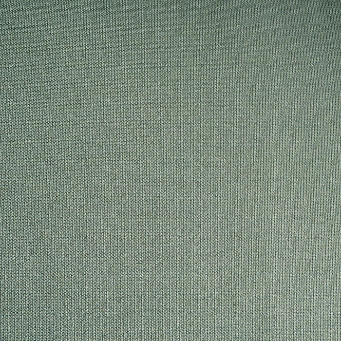 Divano a 2 posti tessuto verde chiaro elementi morbidi neri stile moderno soggiorno