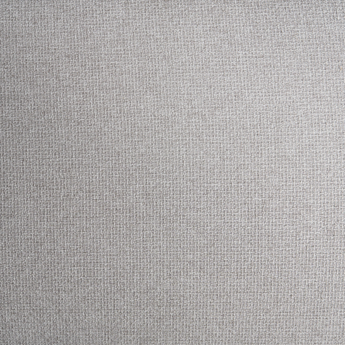 Divano a 2 posti tessuto grigio chiaro elementi morbidi neri stile moderno soggiorno