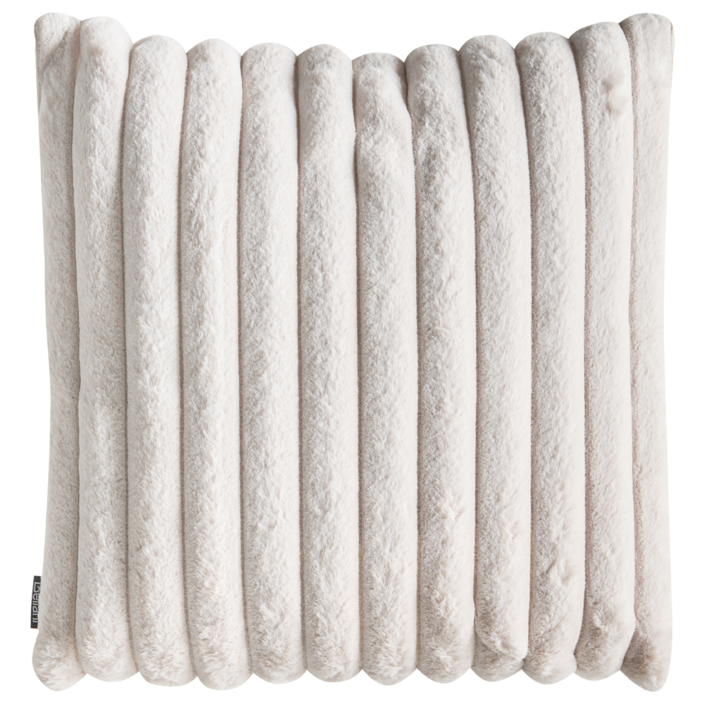 Set di 2 cuscini tessuto beige 4 chiaro 5 x 45 cm camera da letto soggiorno