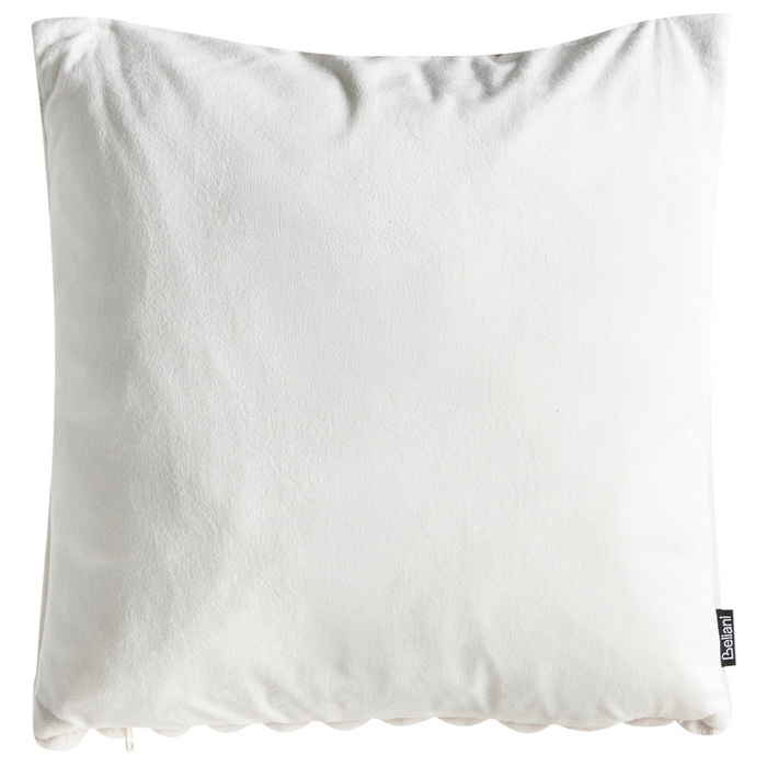 Set di 2 cuscini tessuto beige 4 chiaro 5 x 45 cm camera da letto soggiorno