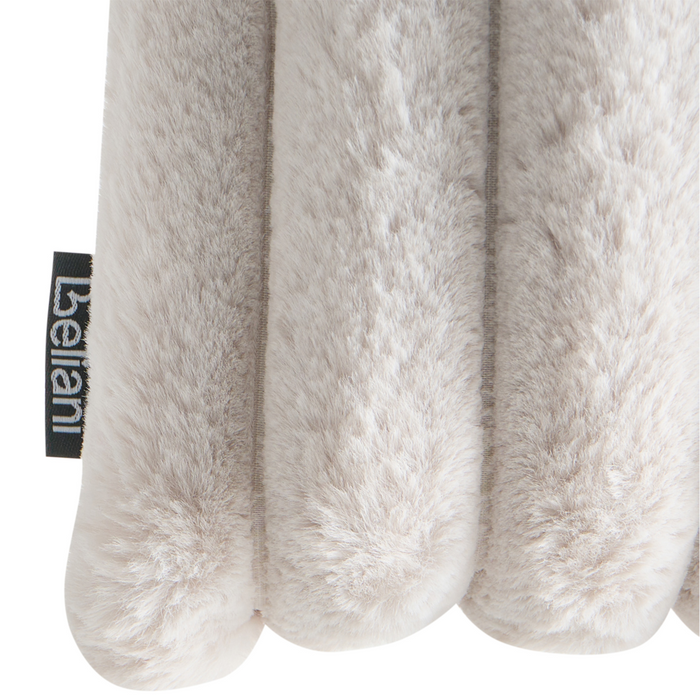 Set di 2 cuscini tessuto beige 4 chiaro 5 x 45 cm camera da letto soggiorno