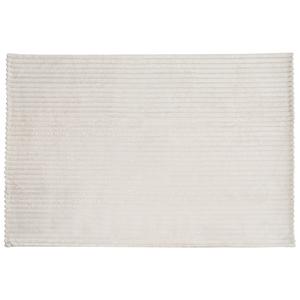 Copriletto decorativo in tessuto morbido 150 x 200 cm beige c chiaro amera da letto