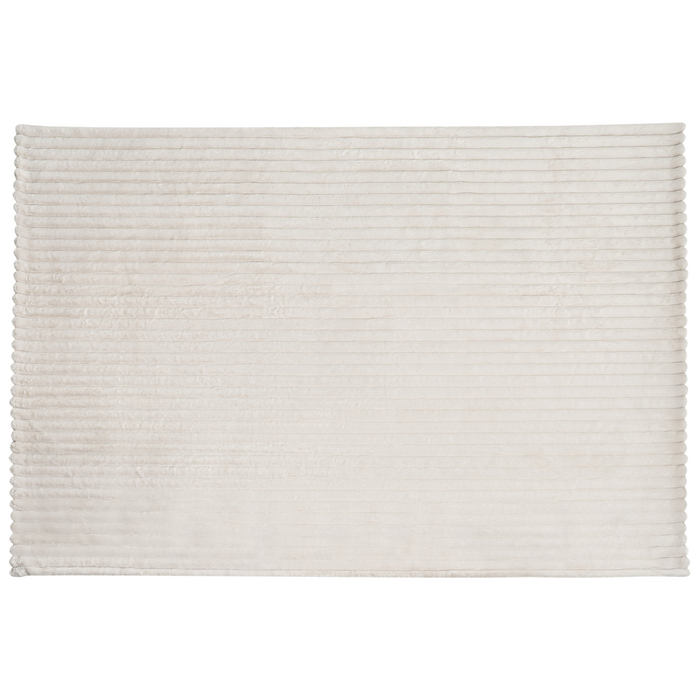 Copriletto decorativo in tessuto morbido 150 x 200 cm beige c chiaro amera da letto