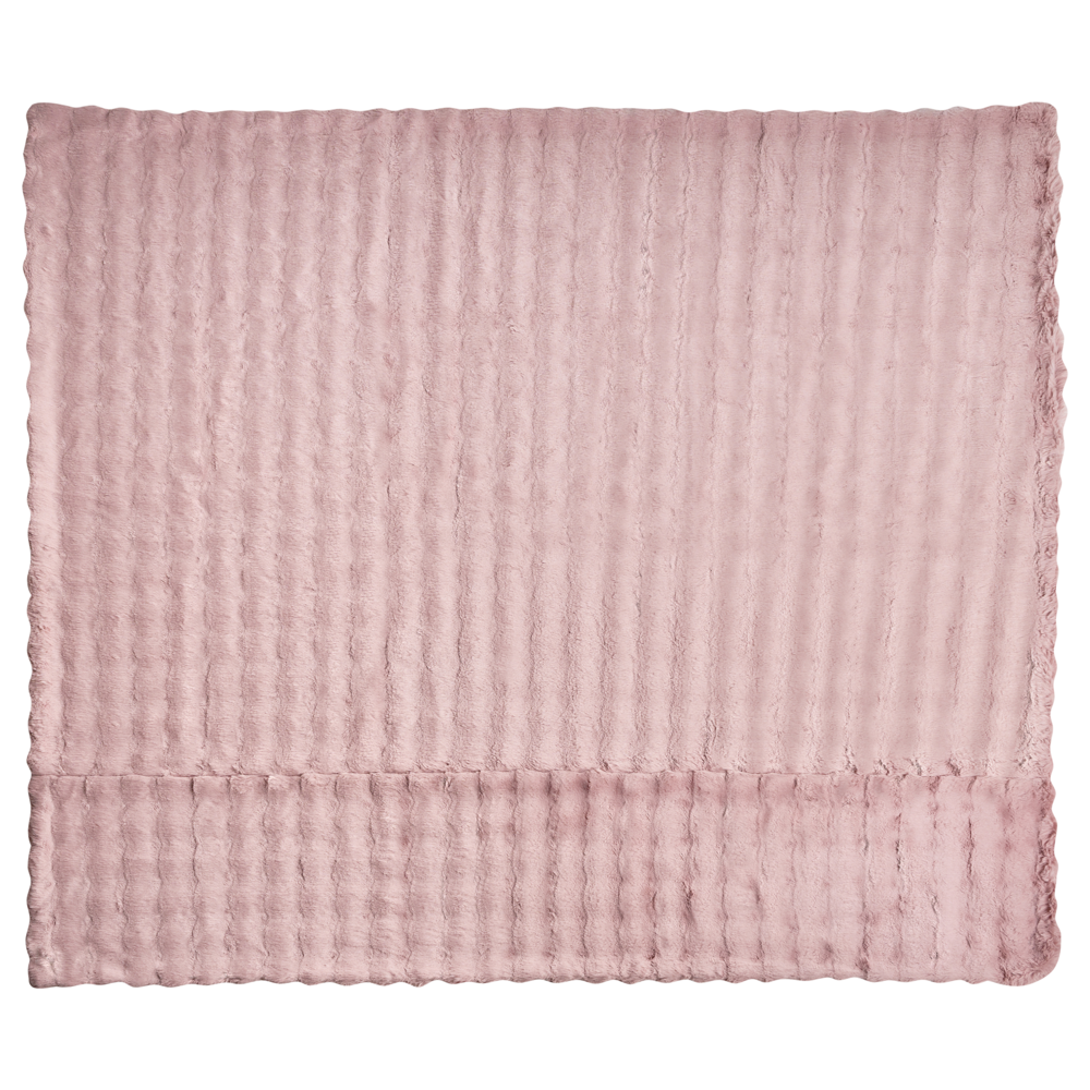 Coperta in finta pelliccia rosa 200 x 220 cm camera da letto