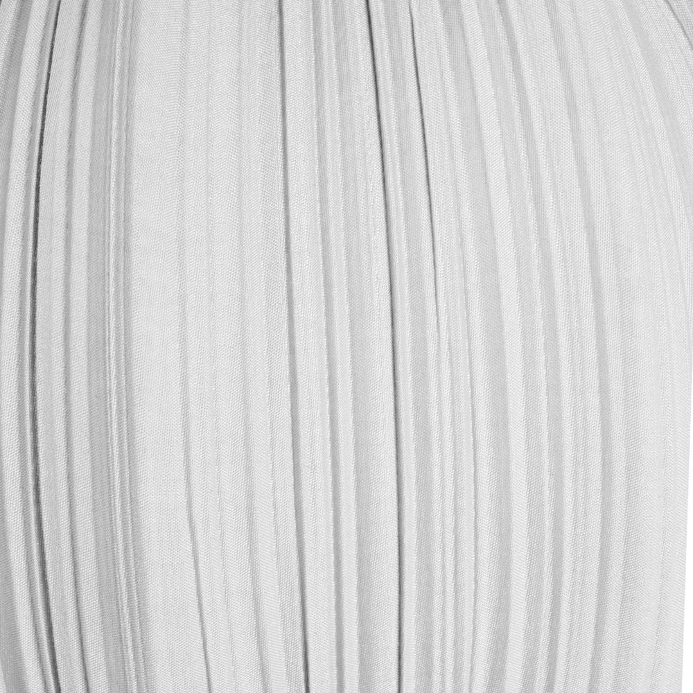 Lampada a sospensione con paralume in cotone grigio dal design moderno per soggiorno