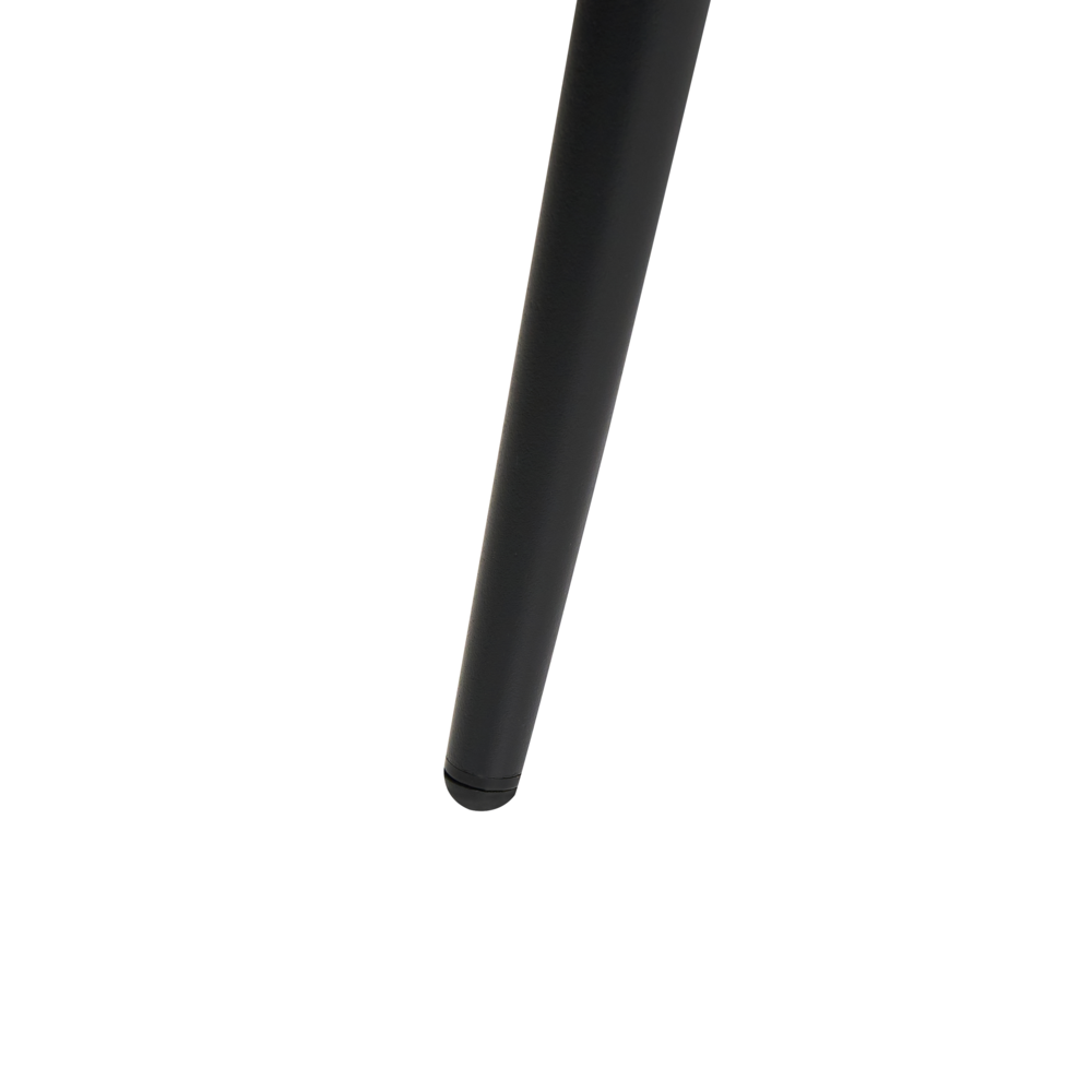 Set di 2 sedie da pranzo con rivestimento in tessuto marrone e braccioli in velluto stile retrò