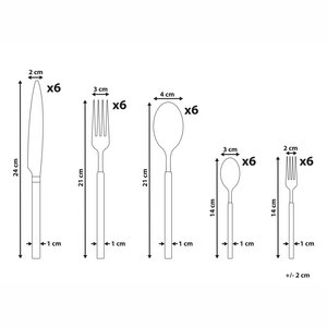 Set di posate in acciaio inossidabile oro 30 pezzi per ogni occasione Coltello Cucchiaio Forchetta Cucchiaino Forchetta da torta Design moderno