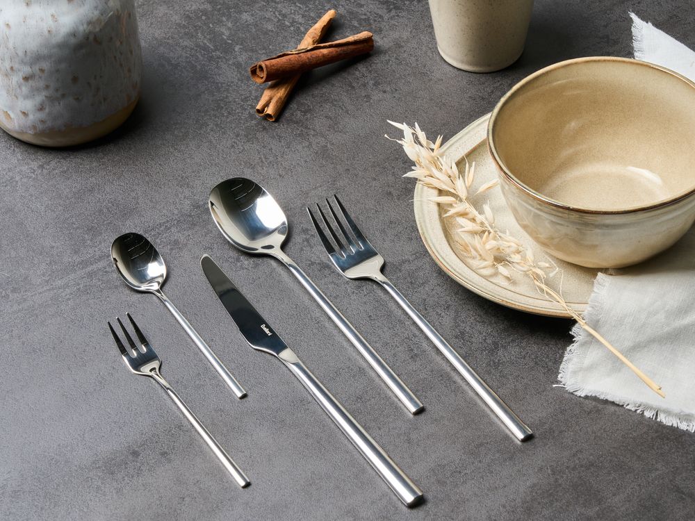 Set di posate da 30 pezzi per ogni occasione in Acciaio inossidabile Argento posate per ogni occasione