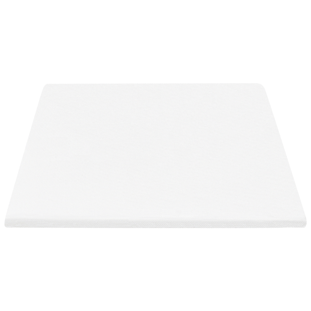 Coprimaterasso in schiuma bianca 120 x 200 cm morbido comfort