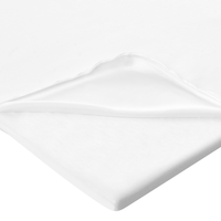 Coprimaterasso in schiuma bianca 120 x 200 cm morbido comfort