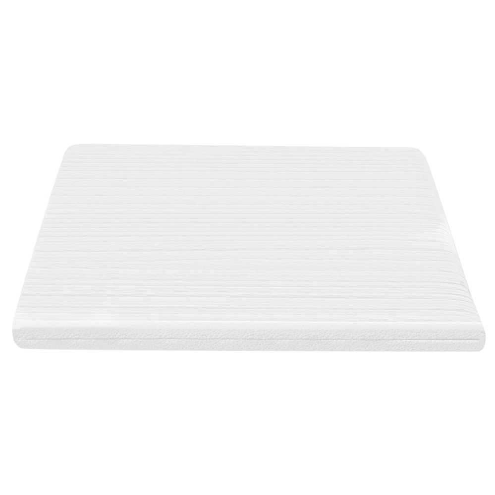 Coprimaterasso in schiuma bianca 120 x 200 cm comfort morbidezza