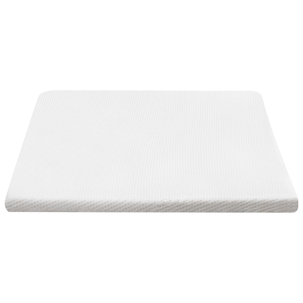 Coprimaterasso in schiuma bianca 120 x 200 cm comfort morbidezza