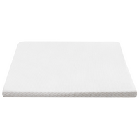 Coprimaterasso in schiuma bianca 120 x 200 cm comfort morbidezza