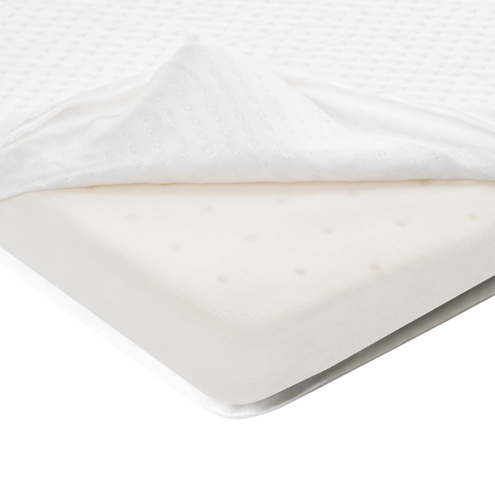 Coprimaterasso in schiuma bianca 120 x 200 cm comfort morbidezza