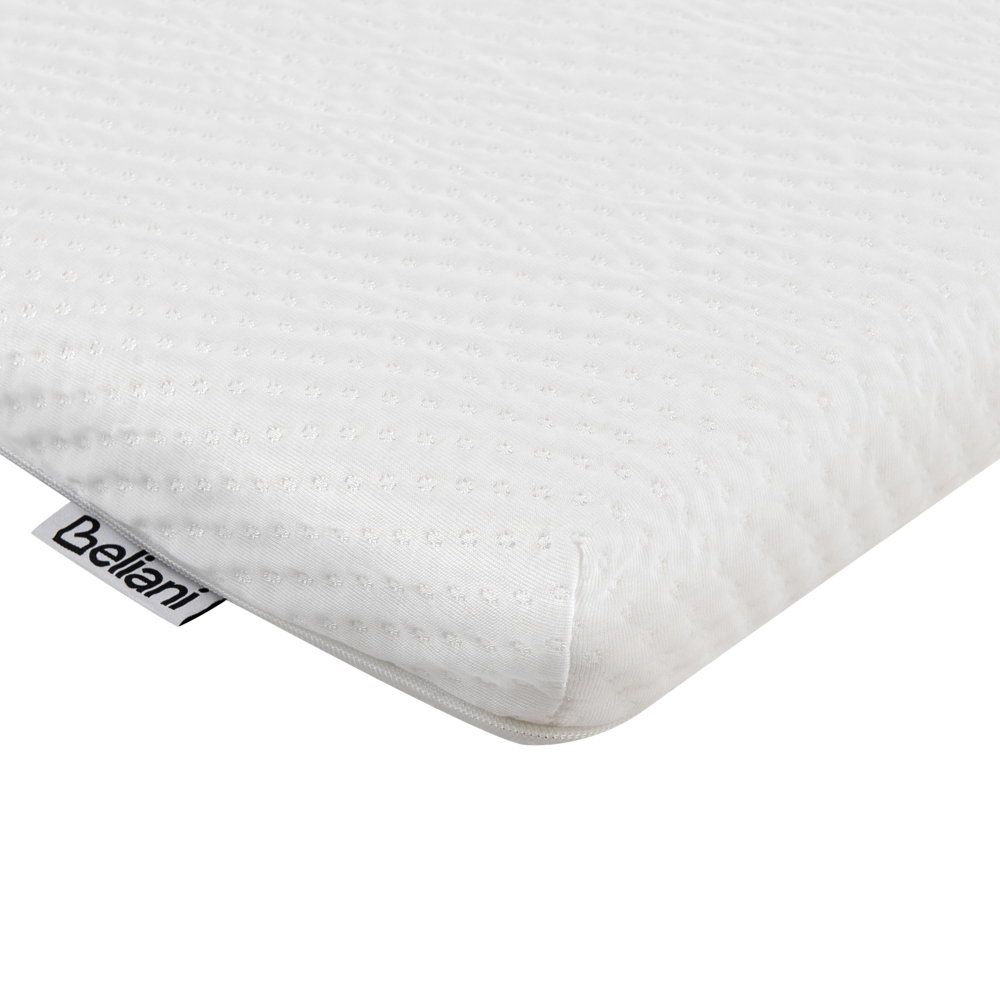 Coprimaterasso in schiuma bianca 120 x 200 cm comfort morbidezza