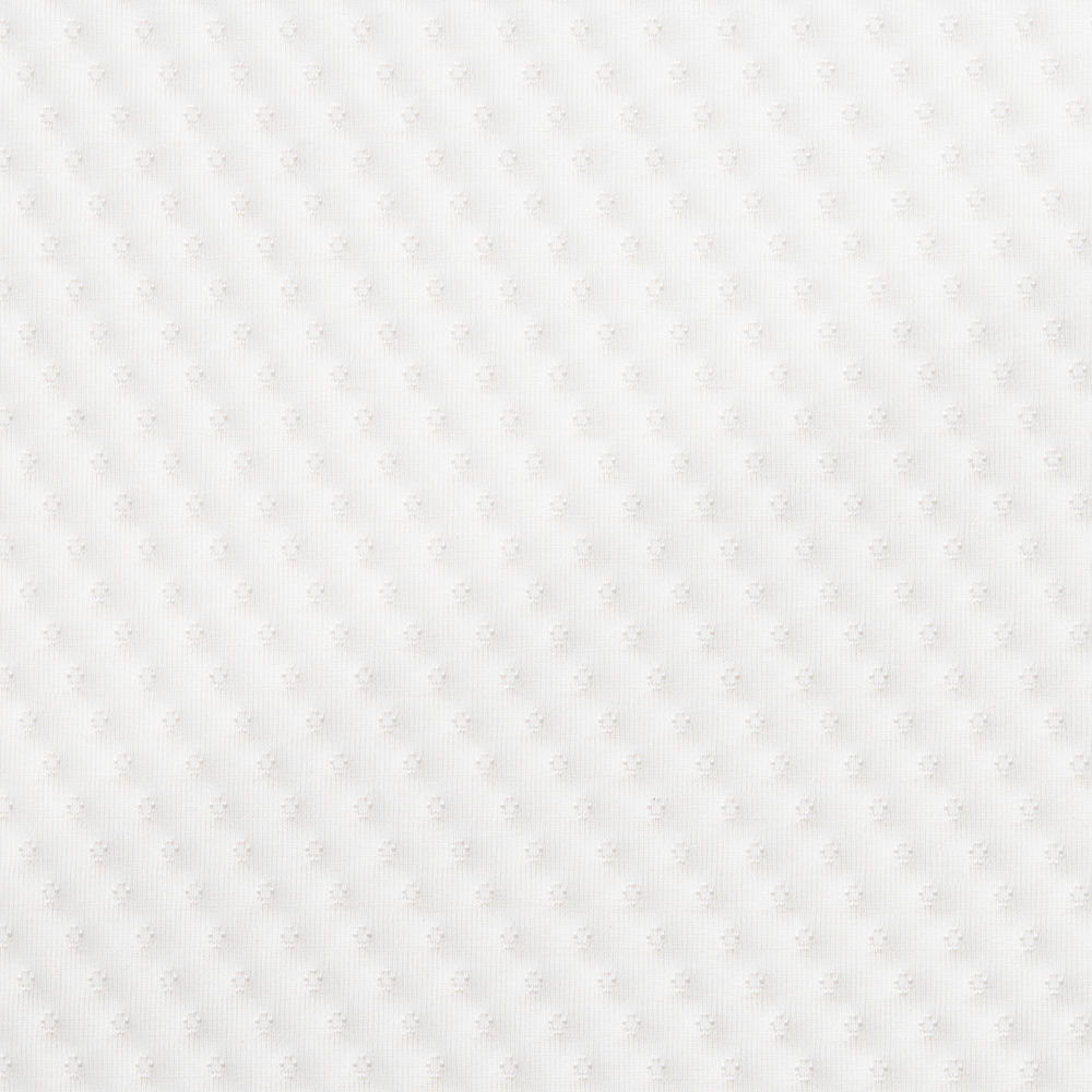 Coprimaterasso in schiuma bianca 120 x 200 cm comfort morbidezza