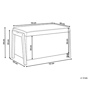 Panca stile moderno e glamour per camera da letto e soggiorno Rivestimento in tessuto contenitore Verde