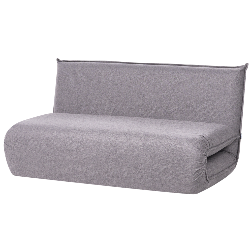 Divano letto grigio scuro rivestito in finto lino a 2 posti senza braccioli con cuscini extra Divano per bambini Stile moderno Soggiorno Camera da letto per bambini