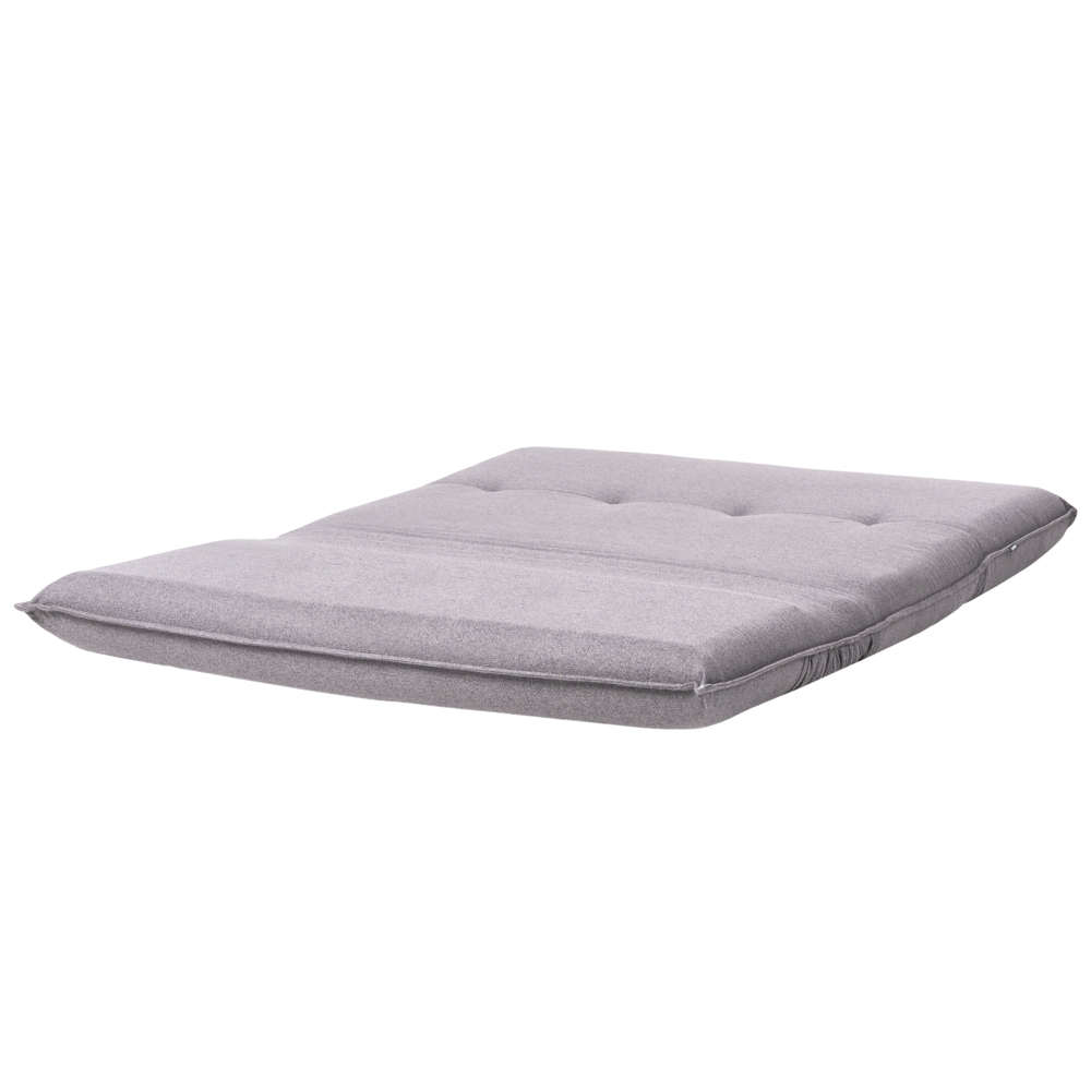 Divano letto grigio scuro rivestito in finto lino a 2 posti senza braccioli con cuscini extra Divano per bambini Stile moderno Soggiorno Camera da letto per bambini