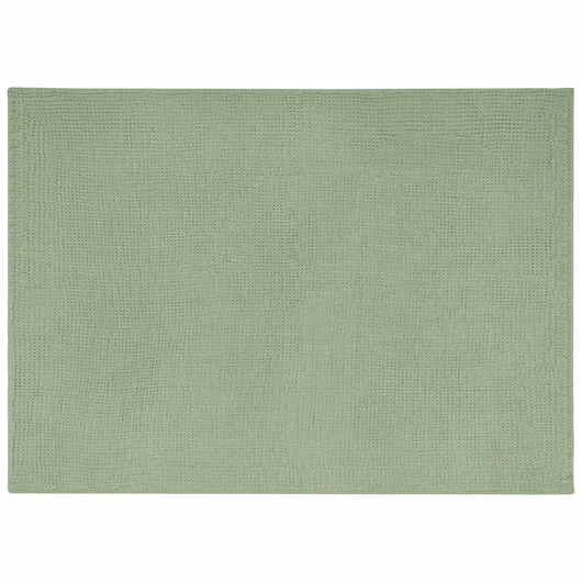 Copriletto in cotone verde 150 x 200 cm con motivo a quadretti, decorativo, per il soggiorno e la camera da letto.