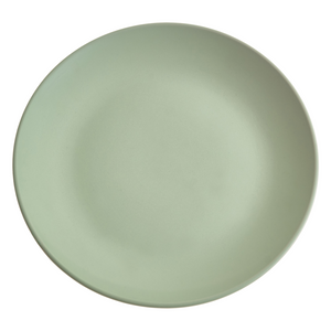 Set di 18 piatti in gres verde con finitura smaltata a mano per 6 persone cucina e sala da pranzo