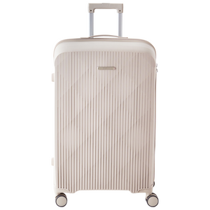 Set di 3 valigie rigide Grigio chiaro Materiale sintetico Lucchetto TSA in ferro Ruote silenziose Cerniera antifurto 3 misure stile Moderno