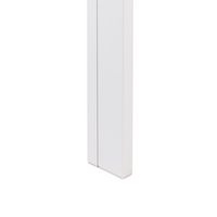 Tavolo da giardino beige in legno e alluminio bianco con telaio in compensato 8 posti resistente alla ruggine e ai raggi UV moderno