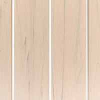 Tavolo da giardino beige in legno e alluminio bianco con telaio in compensato 8 posti resistente alla ruggine e ai raggi UV moderno