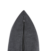 Divano a 3 posti Rivestimento in tessuto nero Gambe in legno con braccioli Divano a due posti Soggiorno Stile moderno