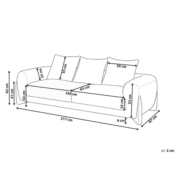 Divano a 3 posti Rivestimento in tessuto nero Gambe in legno con braccioli Divano a due posti Soggiorno Stile moderno