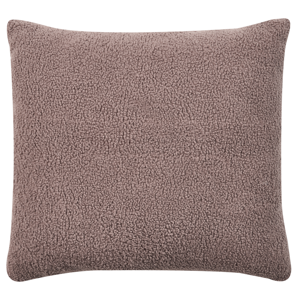 Divano a 3 posti Rivestimento in tessuto bouclè marrone Gambe in legno con braccioli Soggiorno Stile moderno