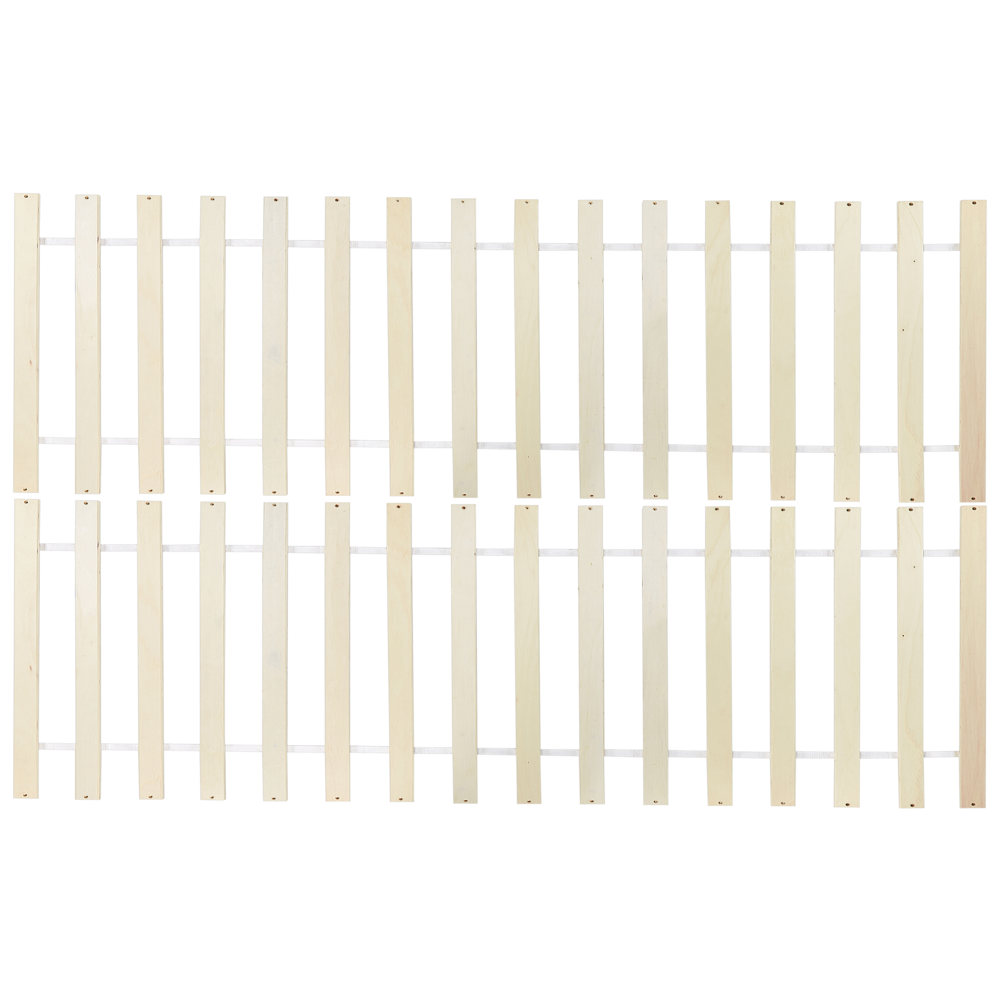 Letto in legno marrone scuro 120 x 200 cm rete a doghe stile scandinavo tradizionale camera da letto