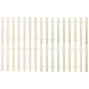 Letto in legno marrone scuro 120 x 200 cm rete a doghe stile scandinavo tradizionale camera da letto