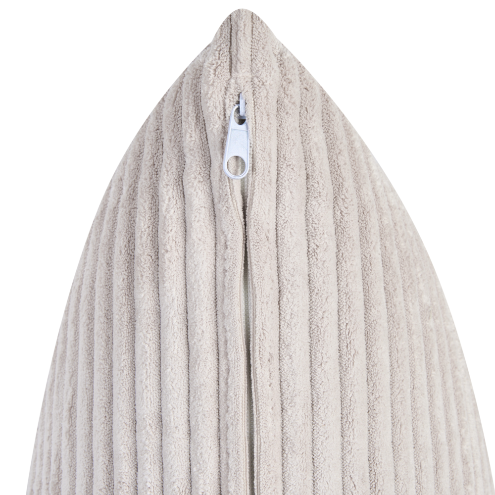 Poltrona Rettangolare in Velluto Colore Beige stile moderno monoposto