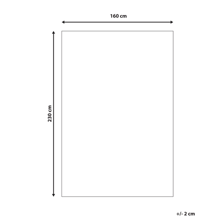 Tappeto Beige Tessuto 160 x 230 cm Moderno Solido Corridoio Per Riscaldamento a Pavimento Fondo Antiscivolo