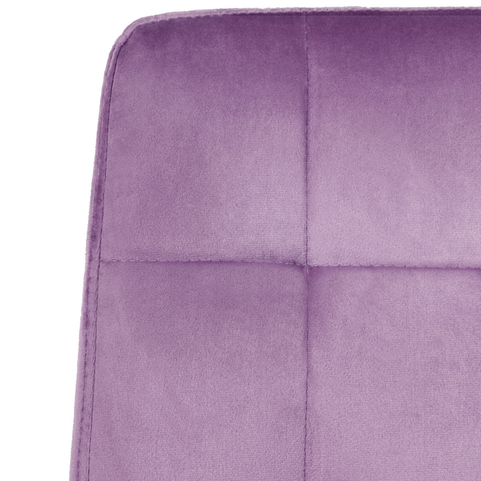 Sedia da ufficio viola violetto Rivestimento Schienale reclinabile Braccioli regolabili e altezza regolabile Girevole Ufficio domestico