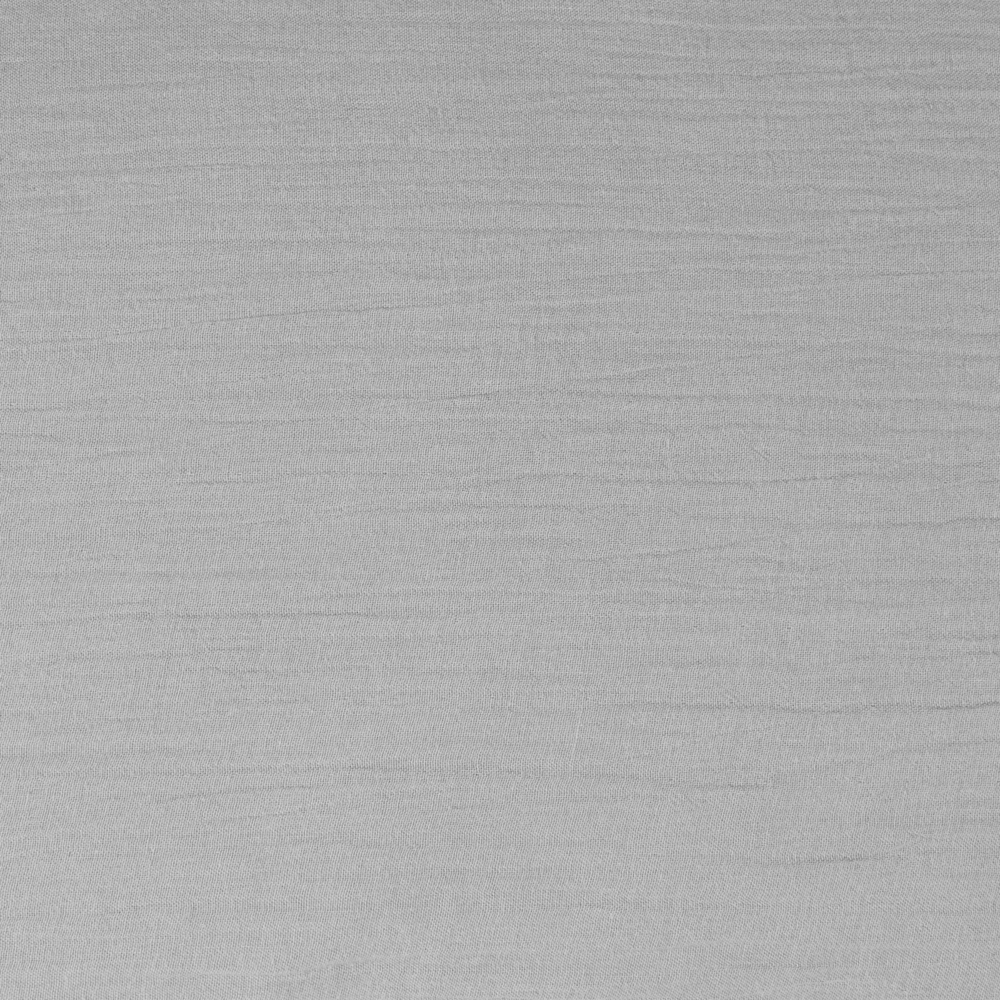 Set copripiumino e federa in mussola di cotone grigio chiaro 240 x 200 cm per camera da letto moderna