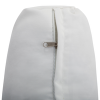 Set Divani Da Giardino In Legno Di Acacia Cuscini Bianchi 4 Posti A Doghe Design Set Conversazione Per Esterni