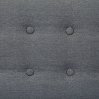 Divano a 3 posti grigio chiaro imbottito con schienale capitonnè gambe in legno chiaro spesso imbottito soggiorno minimalista scandinavo