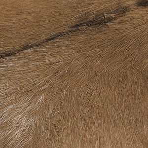 Poggiapiedi in Pelle di Agnello Stampa Di Animale Gambe in Legno